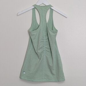 Lululemon Tank Small Green Wunderlust 2013 Racerback Cinched